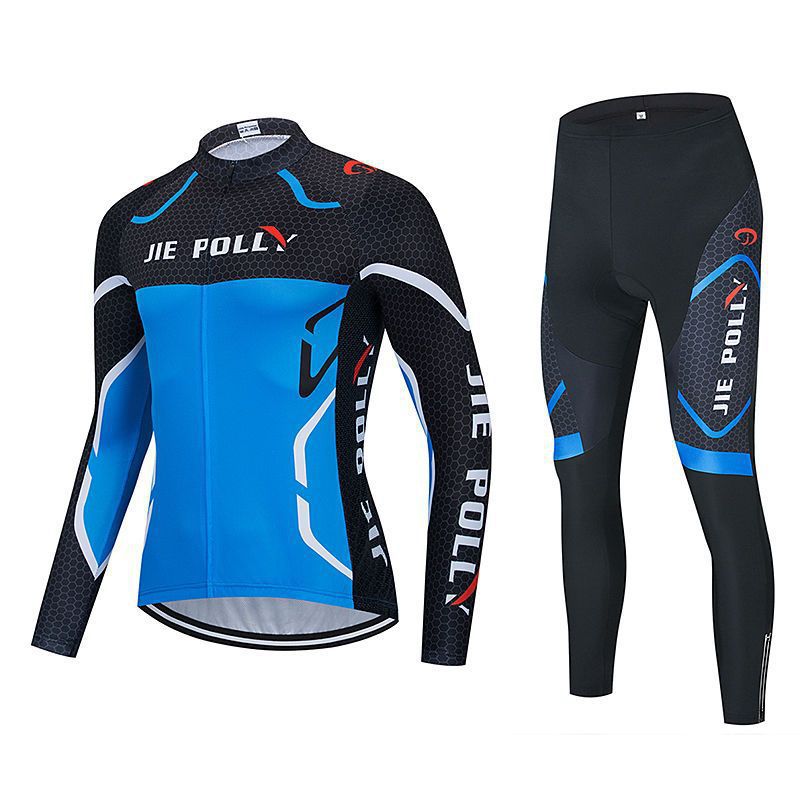 ↑ traje azul negro de alta velocidad (modelo largo) - Lista de compras obligatorias