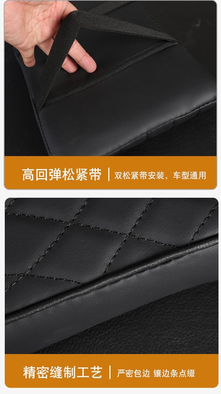 New Nappa Leather Memory Foam Car Armrest Box Cushion Calm Gray Armrest Box Cushion