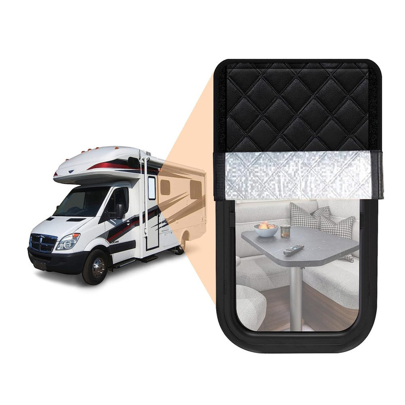 Suitable for RV RV shading door curtain foldable sunshade privacy travel trailer camping side sunshade cross-border