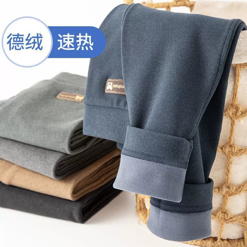 Детские тонкие бархатные леггинсы, осенние брюки для мальчиков, теплые брюки, бархатная и утолщенная школьная форма, детская внутренняя одежда, бархатные брюки.