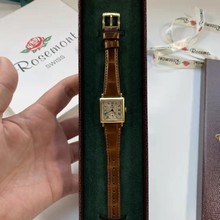 罗蒙rosemont玫瑰女士腕表正方形小众复古简约皮带小方盘石英女表