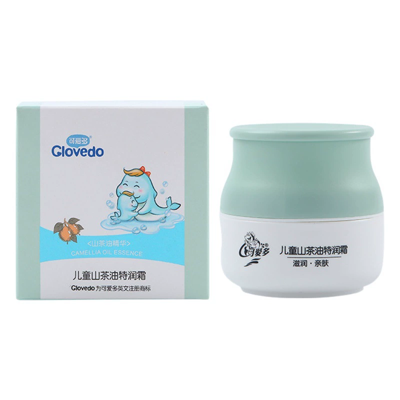 Детский крем для лица Cute More, 55 г, с маслом камелии, увлажняющий крем для детей на осень и зиму, оптом