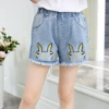 Rabbit, shorts, with embroidery