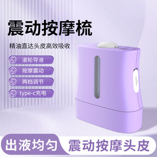New Electric Massage Comb Household Scalp Liquid Guide Comb Red Light Anti-stripping Hair Care Hair Care Comb Multifunctional Massage Comb Batch