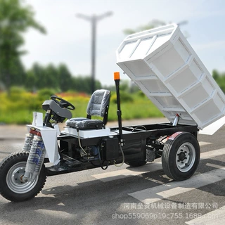 2.5吨外贸出口矿山拉矿用电动三轮运输车10kw电机150ah电池