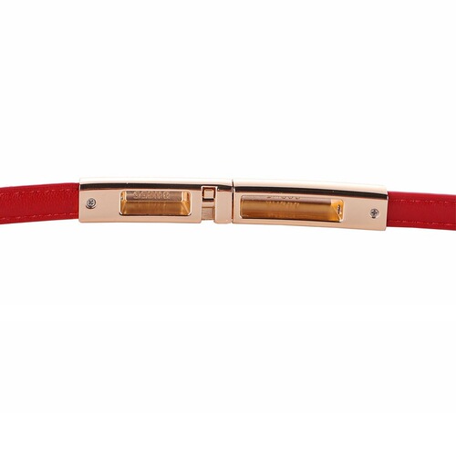 Genuine leather slim women's versatile decorative belt for suits, dresses, and sweaters, top-layer cowhide two-sided women's small belt