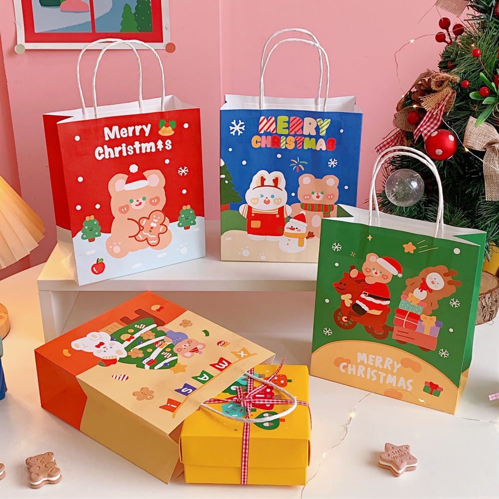 Cute gift bag cartoon portable paper bag birthday Christmas gift packaging bagpicture1