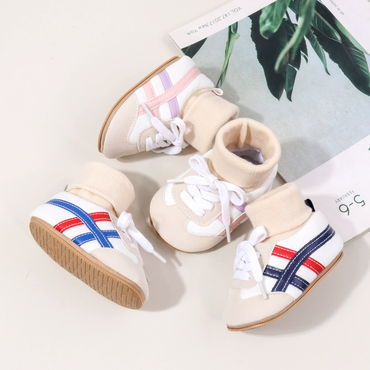 Весенняя и осенняя новая детская обувь 0-1 год обувь носки