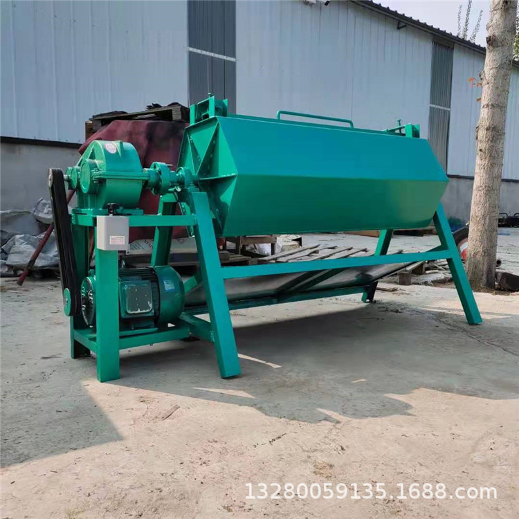 钢铁毛刺滚筒式研磨机 铁管除锈去氧化六角抛光机 500L打磨机