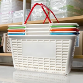 商超货架;塑料工艺品;收纳篮/筐