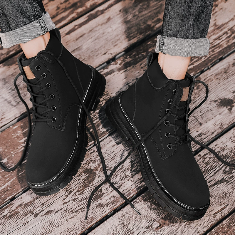 Мартенсы, универсальные осенние low boots английский стиль, тренд сезона, британский стиль, корейский стиль