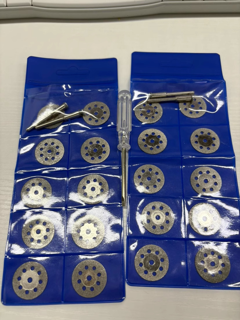 Suministro transfronterizo accesorios de taladro eléctrico traje de hoja de sierra de alta velocidad h2emery rebanada pieza de corte de resina rebanada redonda