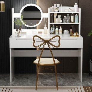 Dressing Table Bedroom Full-Length Mirror Modern Simple Storage Cabinet Integrated Small Apartment Popular Ins Dressing Table Dressing Table