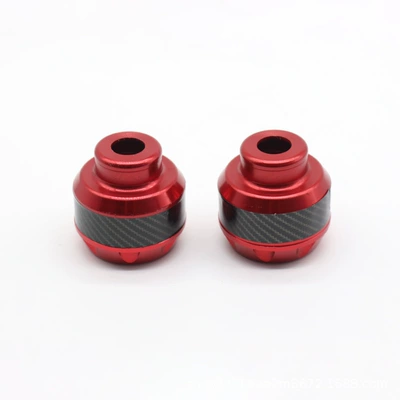 Electric car motorcycle modification anti-Fall Cup N19 big cow No. 9 calf front fork decoration anti-Fall Ball front shock absorber anti-fall (Other Electric Vehicle Accessories) - red