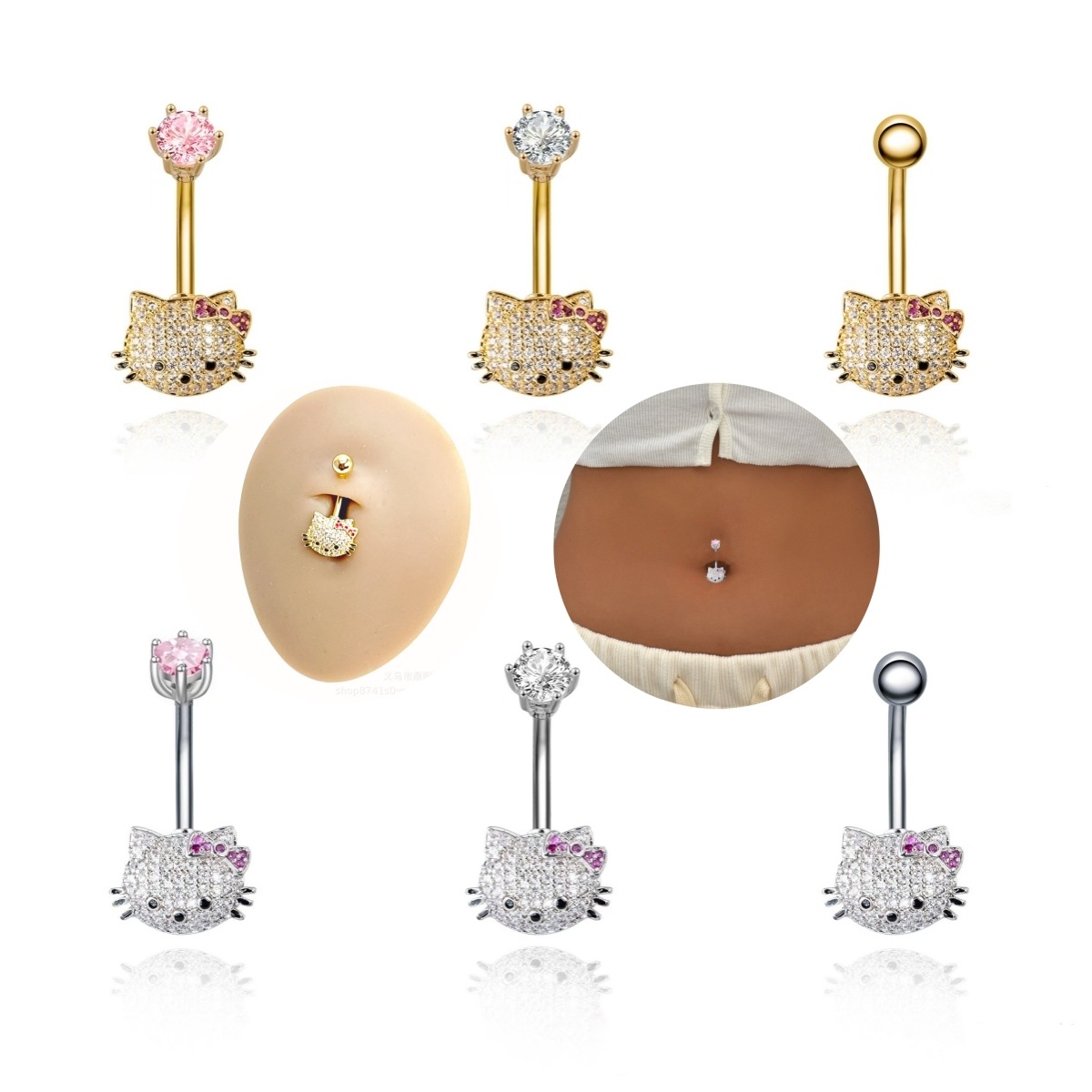 Labret stud lip piercing jewelry styling detail