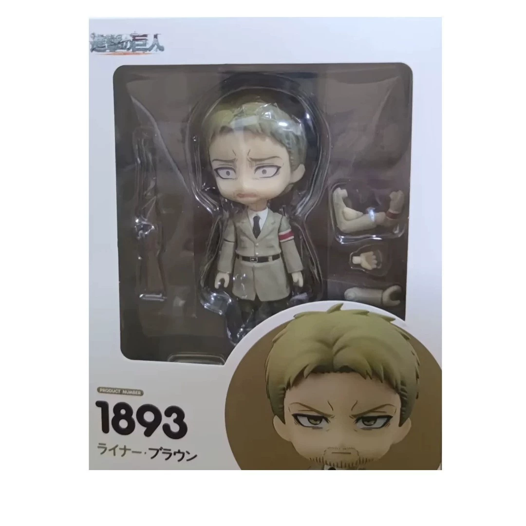 Фигурки (Attack on Titan) чиби подвижные, ≈10 см, раскрашенные, коллекционный набор