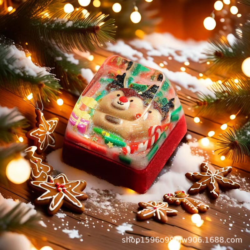 Tiktok Influencer Picks Christmas Personalized Resin Keycaps Tiktok Influencer Picks Christmas Personalized Resin Keycaps