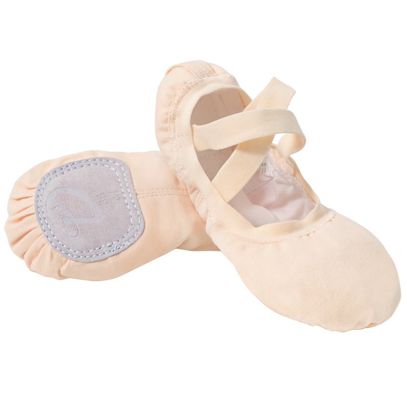 Zapatos de baile para adultos zapatos de práctica zapatos de garra de gato de fondo suave zapatos de baile de ballet boca elástica zapatos de punta de tela sin cordones al por mayor