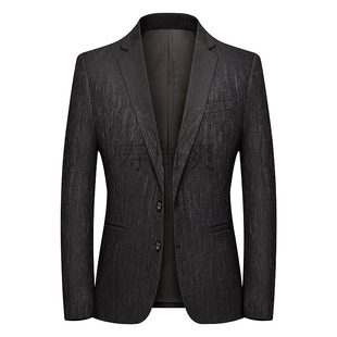 Top Clothes Slim Fit Single Western Casual Jacket Middle-aged Handsome Autumn and Winter High-end Men's Suit 2024 New