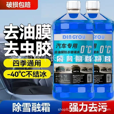 Wiper Fluid, Winter Anti-Freeze, Glass agent
