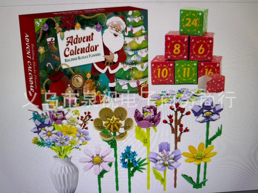 산타클로스 꽃다발