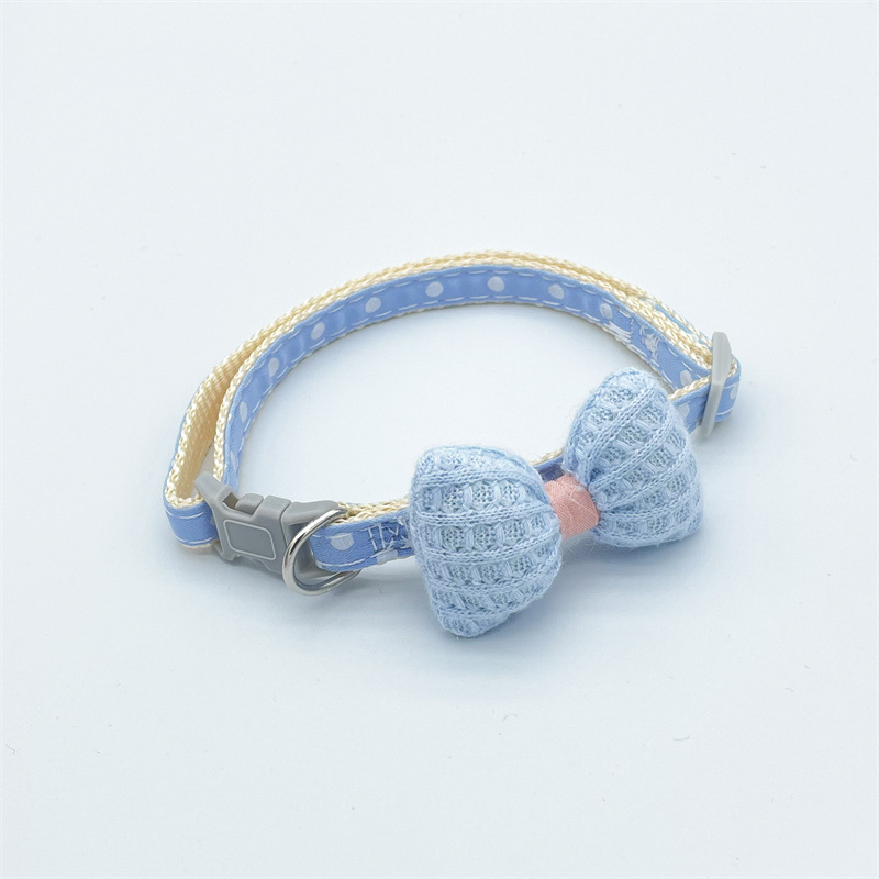 21 nuevos collares de mascotas lindos arcos de dibujos animados collares de peluche collares de gatos fabricantes de joyas en stock