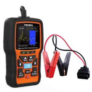 FOXWELL NT301 PLUS OBD2 fault scanner 12V battery tester engine code reading