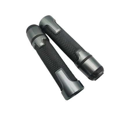 Cnc Modified Handlebar Rubber Cover: Motorcycle Handle Cover - 5045-titanium-color