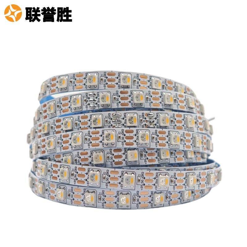 LED全彩SK6812RGBW内置IC芯片5050四色灯珠贴片5V可编程幻彩灯带