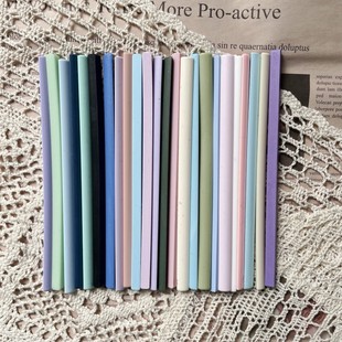 Jinyuan 1/4 11mm Cylindrical Wax Macaron Non-Fog Surface 24 Color Fire Paint Wax Rod Wax Strip Seal