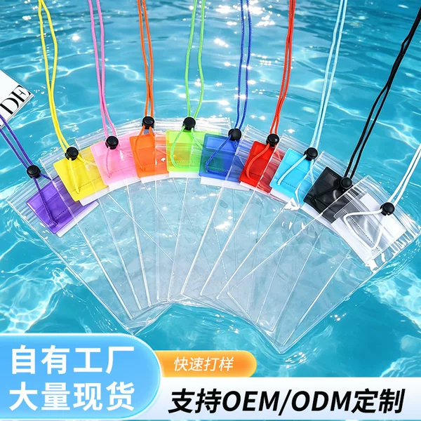 70% off Velcro Mobile Phone Bag Outdoor Mobile Phone Waterproof Case Swimming Sealed Transparent Pvc Mobile Phone Waterproof Bag