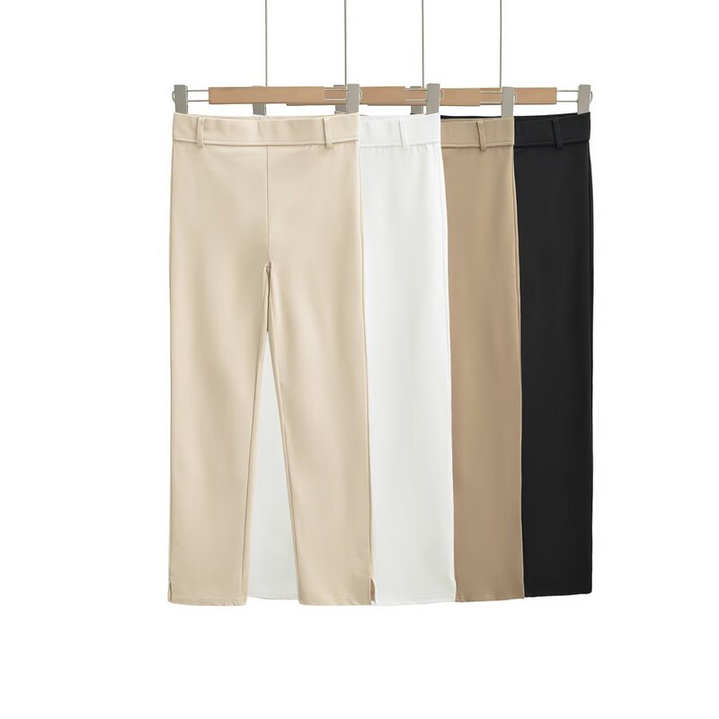 Trendy Influencer Slim-Fit Stretchy Casual Capri Pants Sweet and Spicy Style Body-Shaping Hip-Hugging Jogger Casual Pants for Summer Trendy Influencer Slim-Fit Stretchy Casual Capri Pants Sweet and Spicy Style Body-Shaping Hip-Hugging Jogger Casual Pants for Summer