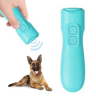 Wholesale Ultrasonic Dog Repeller New Amazon Temu Foreign Trade Handheld Anti-Barking Luminous Ultrasonic Dog Repeller