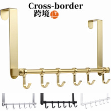 可移动金属免打孔卧室门后挂钩卫生间浴室挂衣钩门上挂衣架衣帽钩