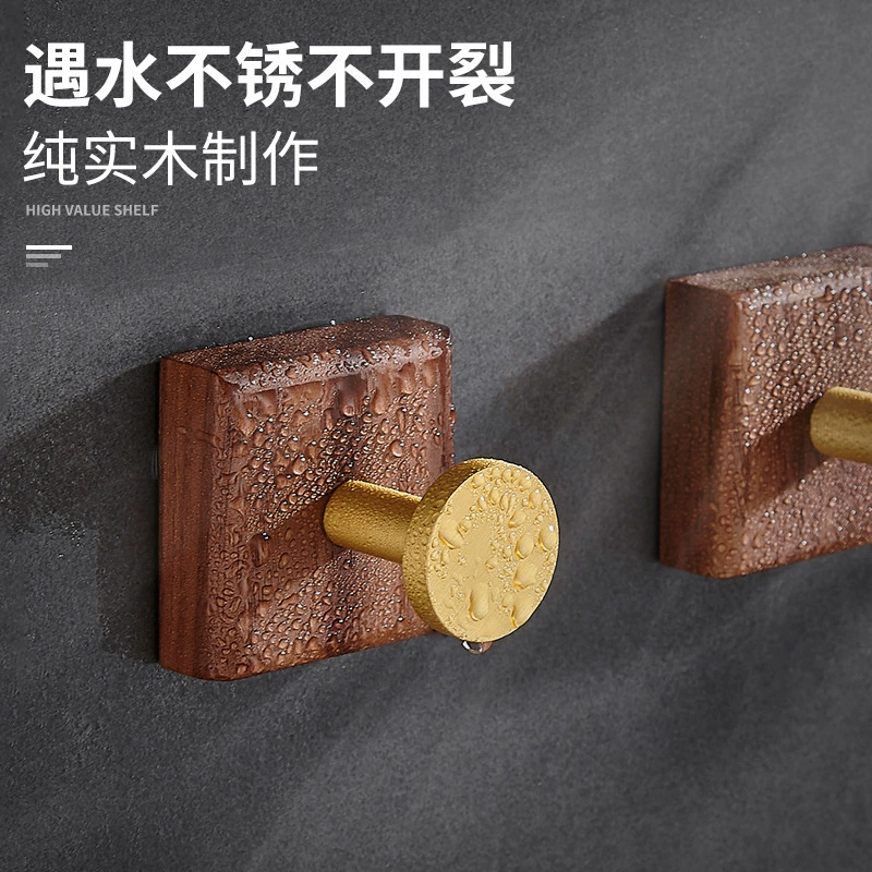 Пожертвование одной отдельной независимой крючки, ретро solid wood висячий крючок для спальни дверь за крыльцом, крючок крючок hookwood
