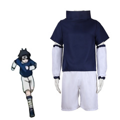 現物火癖忍者cos服佐助二代半袖夏服袖カバーcos成人版コスプレ