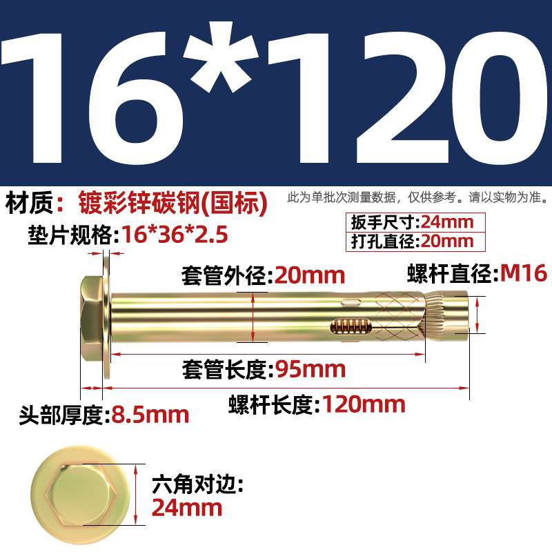 Анкерный болт Nanbiao M16*120