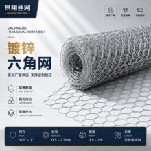 厂家直销镀锌六角铁丝网 不锈钢六角网拧花网六角网 双绞合网定制