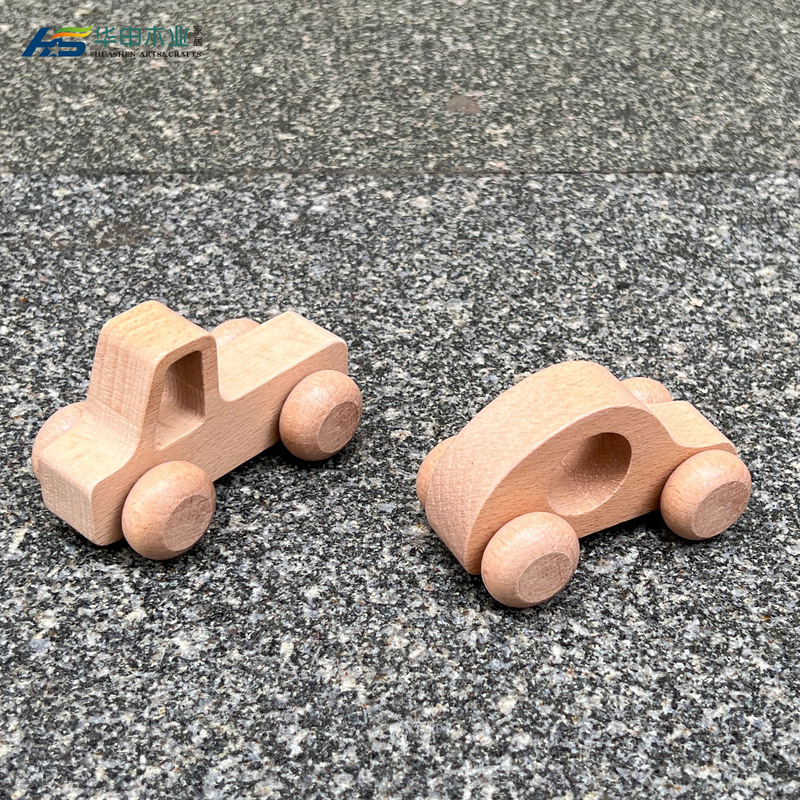 Amazon Beech Toy Car Baby Comfort Car Retro Classic Car Wooden Car Toy Ornaments Decoration