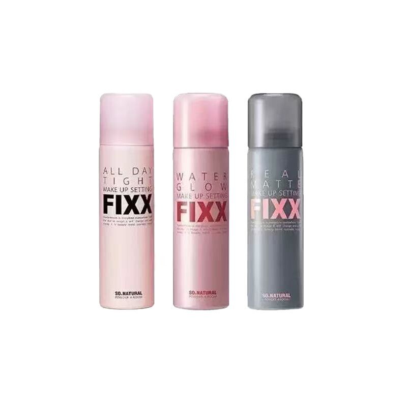 Cross-Border Fixx Makeup Setting Spray 75ml, All-Day Makeup, Moisturizing Skin, Refreshing, Anti-Sweat, Non-Removing Makeup, Long-Lasting Matte Finish