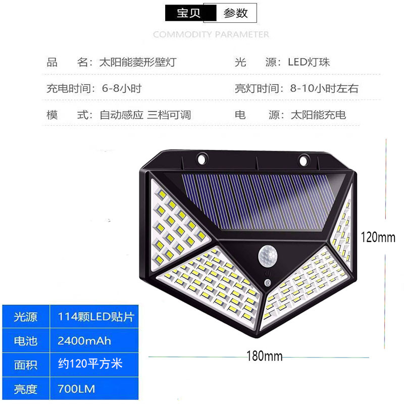 114 LED 4 면 발광 3 모드 [통합]]