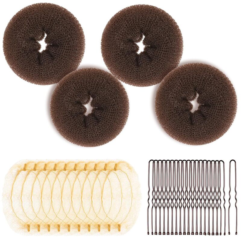 ヘア用品のヘアアイロンセットの髪の針の団子の頭のつぼみの髪の形の理髪道具|undefined