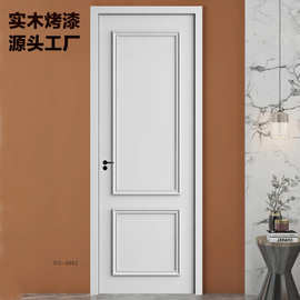 多层室内白色木门房间门定制卧室门复合套装隔音房门平开门隔音门