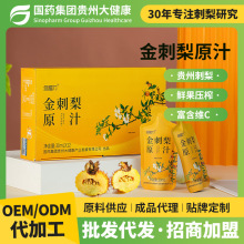 国药集团金刺梨原汁饮料软袋装 刺梨原浆原液30ml装刺梨工厂