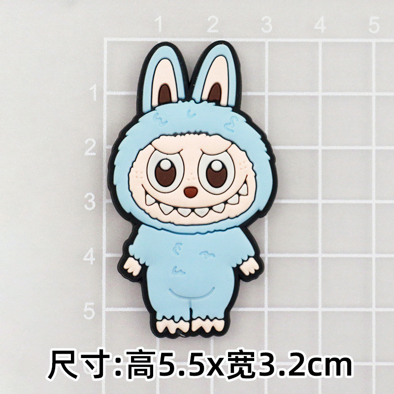 全套拉布布卡通diy饰品配件 手机壳水杯棉拖鞋子ipad套装饰贴片|undefined