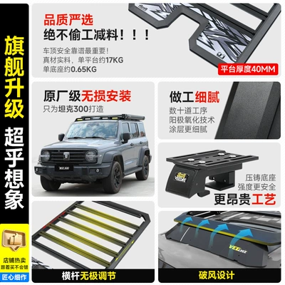 Roof rack, Tank 300 Wind Chaser