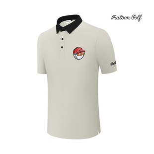 [Cross-Border] m Golf Short-Sleeved T-Shirt Summer Golf Clothing Men's Casual Breathable Sports Top # 2501