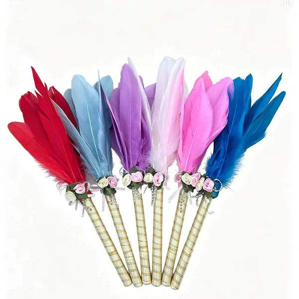 Direct Sales from the Source Manufacturer: Large Feather Wedding Sign-In Pens, Valentine's Day Opening Event Gifts, Wholesale Paint Pens