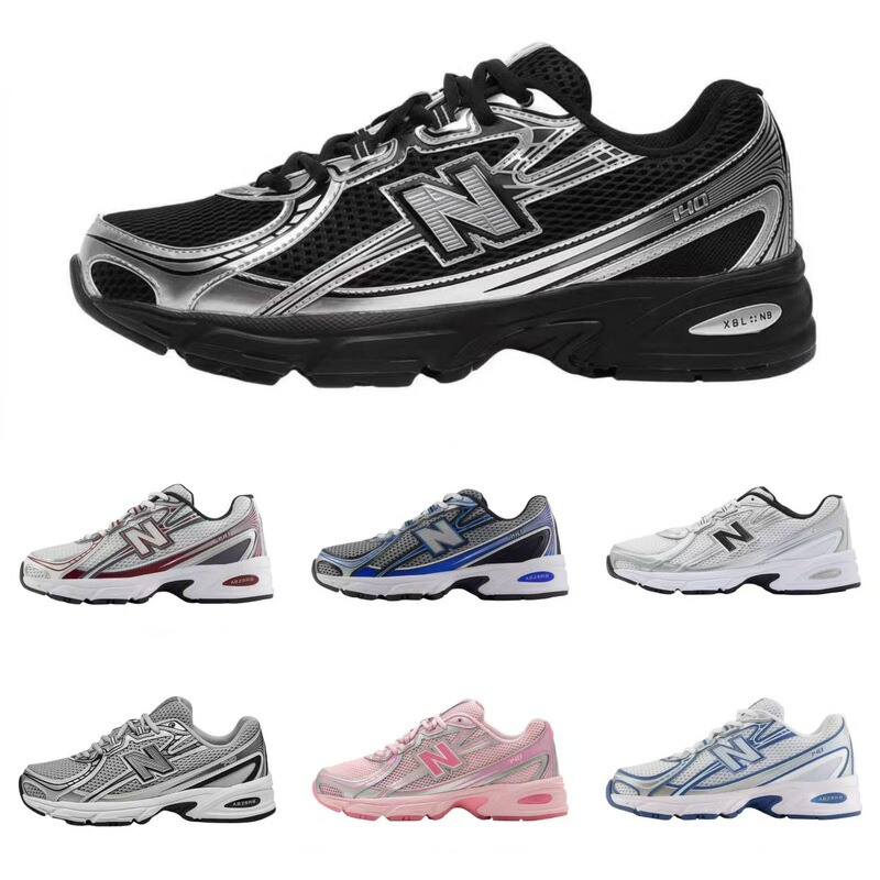 Cross-Border Putian New Balance Nb740 Low-Top Shock-Absorbing Wear-Resistant Non-Slip Mesh Fabric Breathable Sports Shoes Running Shoes