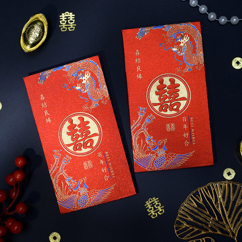 马年红包2026新款金葱磨砂加厚立体创意春节利是封新年红包袋批发|undefined